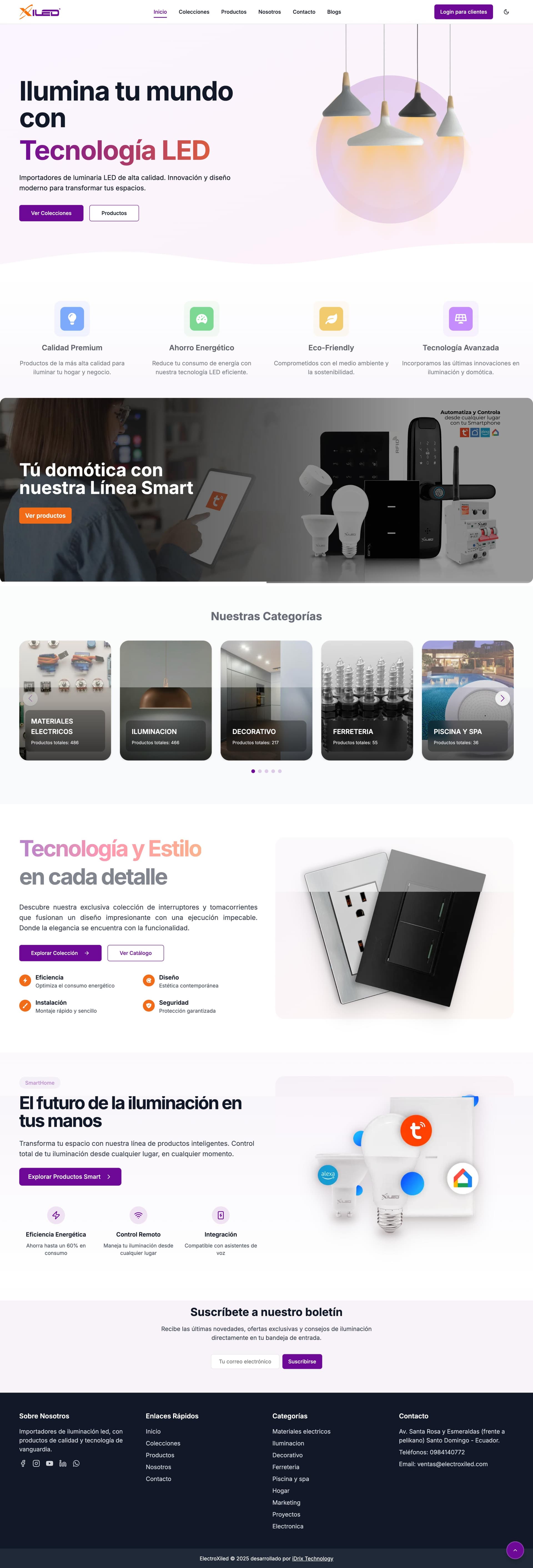 Xiled Website Full Page